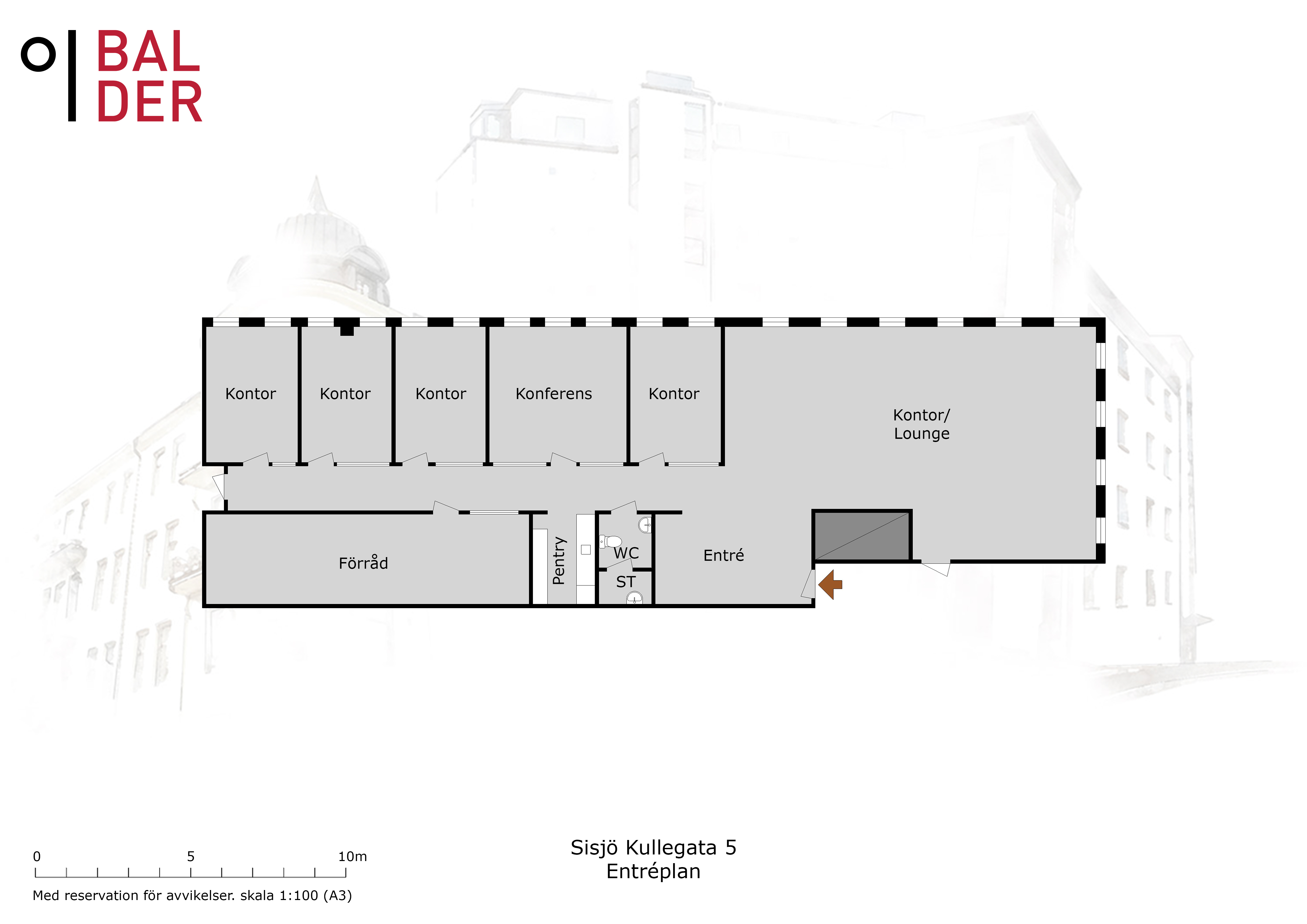 Kontorslokal 240 kvm i Sisjön, Göteborg – Sisjö Kullegata 5 bild 3
